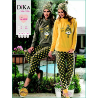 Пижама Dika 4638 желтая