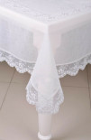 Скатерть Gul Guller Reyhan cream 160x260 см