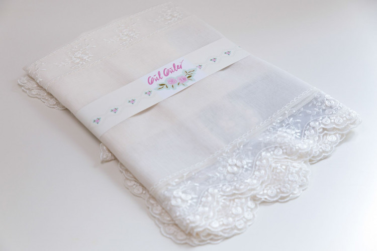 Скатерть Gul Guller Reyhan cream 160x260 см