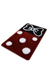 Коврик для ванной Chilai Home Mina Kirmizi 60x100 см
