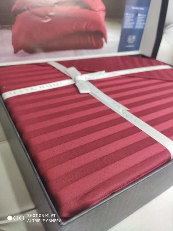 Постельное белье Fiesta Line Bordo евро