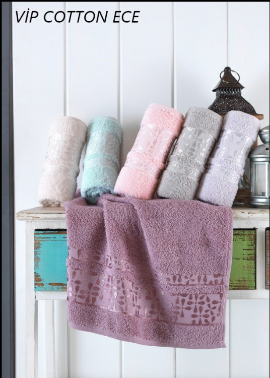 Набор махровых полотенец Cestepe Vip Cotton Ece из 6 штук 70х140 см