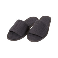 Тапочки с открытым носком Lotus Home Waffle antrasit (40-42)
