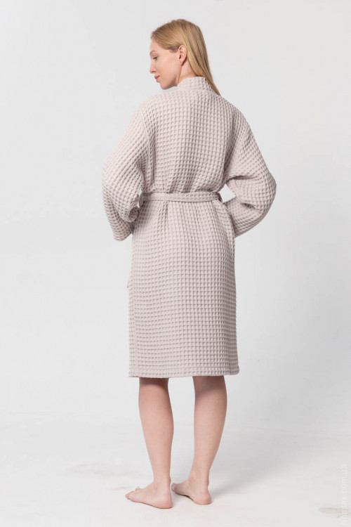 Халат Penelope - Eve Waffle tas бежевий жіночий L/XL