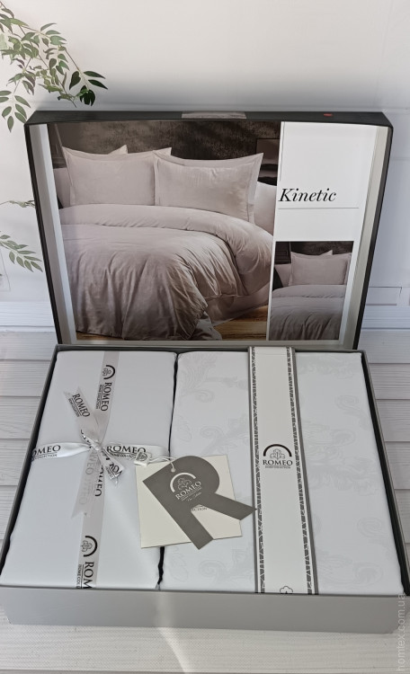 Постельное белье Romeo Home сатин - жаккард Kinetic евро