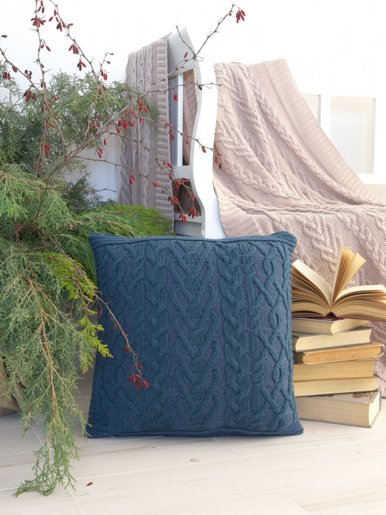 Наволочка BETIRES DOLCE INDIGO (индиго) 45x45 см