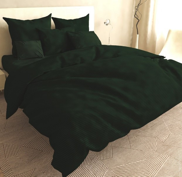 Постільна білизна SoundSleep Stripy Green бязь полуторний