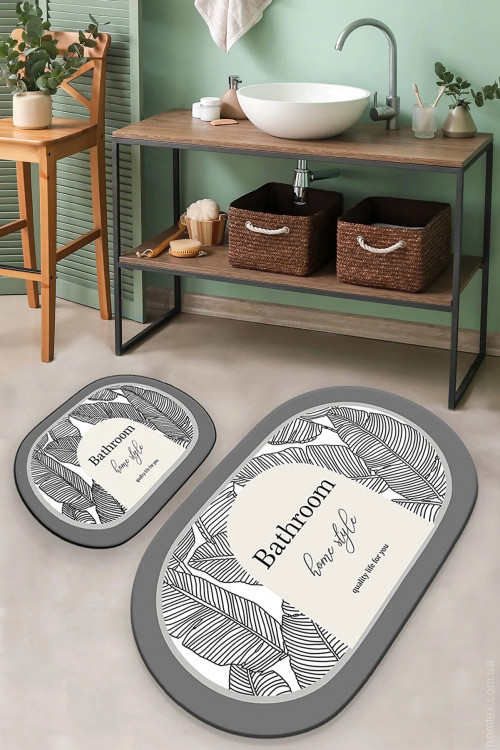 Набор ковриков для ванной Chilai Home Earth surface 60x100 см + 50x60 см